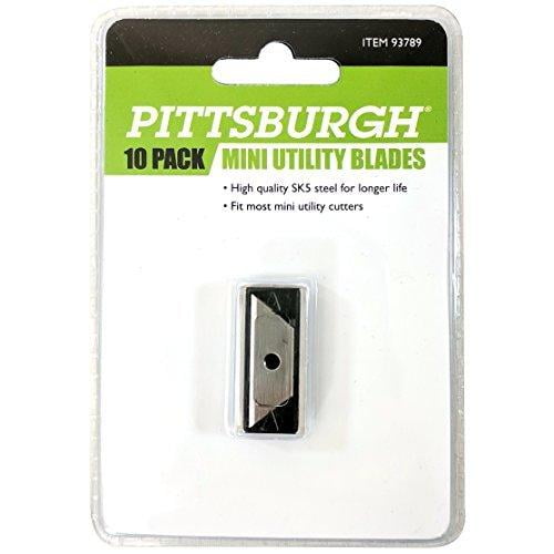 Pittsburgh Mini Utility Knife Replacement Blade 10 Pack