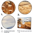 thumbnail image 3 of Designart "Countryside Rustling Wheat landscape II" Landscapes Floater Framed Wall Art Print, 3 of 7