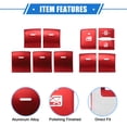 thumbnail image 4 of Unique Bargains 10 Pcs Car Driver and Passenger Window Switch Button Cover Trim Compatible for Toyota Highlander 2020-2022, Durable Aluminum Alloy Red, 4 of 7