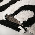 thumbnail image 5 of SAFAVIEH Florida Eleanor Animal Shag Area Rug, Ivory/Black, 6' x 9', 5 of 10