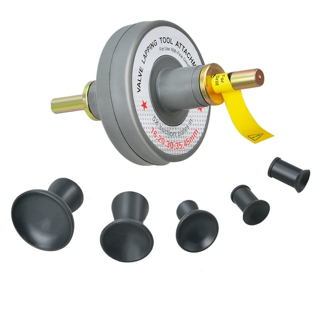 Valve Lapping Tool Attachment with 5 Suction Plates 1000rpm To 1250rpm Universal for Grinding