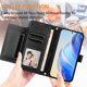 thumbnail image 2 of FOXDOCK Funda Tipo Cartera para Motorola Moto G17 Power Cuero PU con Cremallera y Correa de Muñeca, Ranuras para Tarjetas, Soporte Plegable, Cierre Magnético, 2 of 5