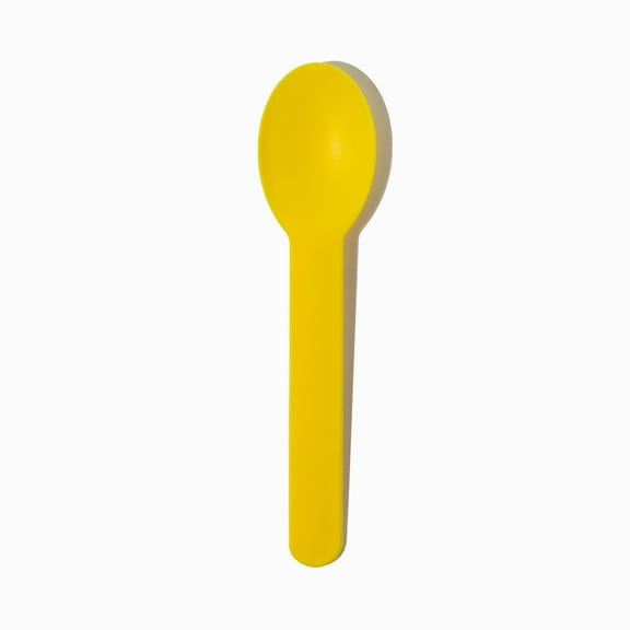 UNIQ Yellow Heavy Duty Ice Cream Spoons - Small Quantity