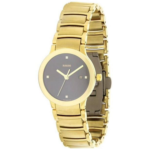rado gold watch women