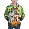 thumbnail image 3 of Youth Ben 10 Hoodies 3D Print Pullover Hooded Sweatshirt With Pocket For Boys Girls Teen Large, 3 of 8