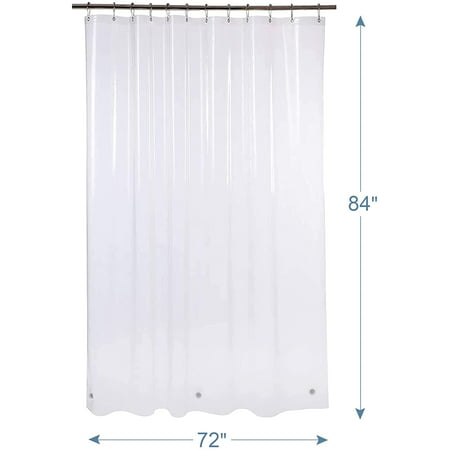 Amazer Shower Curtain Liner 84 Inches, Shower Curtain Liner 84 Inches Long