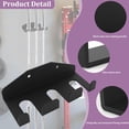 thumbnail image 3 of VANROUG Barbell Storage Rack, Vertical Hanging Barbell Rack, Heavy Duty Wall Mounted Barbell Holder, Olympic Wall Mount Barbell Holder Space Saving Bar Holder Suitable for Garage, Gym, Home Fitness, 3 of 6
