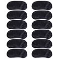 thumbnail image 1 of 12pcs Sleeping Blindfold Elastic Strap Eliminate Fatigue Super Soft Polyester Relaxed Sleep Eye Blackout Cover For Office, 1 of 4