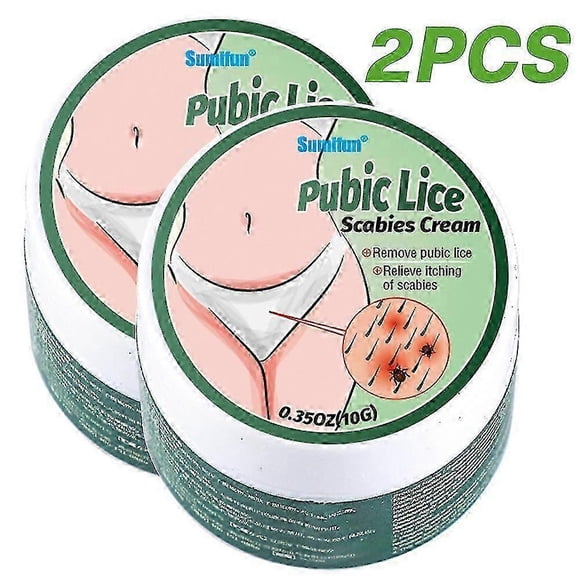 1/2pcs Pubic Lice Scabies Removal Cream Herbal Anti Lice Eggs Anti-itch