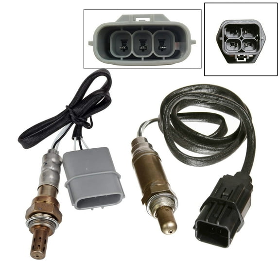 Maxfavor 2Pcs O2 Oxygen Sensor for Nissan Sentra 1.6L 1.8L 2000 2001 Left Side Upstream Downstream