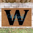 thumbnail image 2 of Carpet,Polyester Carpet,Decorative Door Mat Bathroom Welcome Mat Door Mat Floor Mat,26 Letters Fun Welcome Carpet 1Pc W, 2 of 5