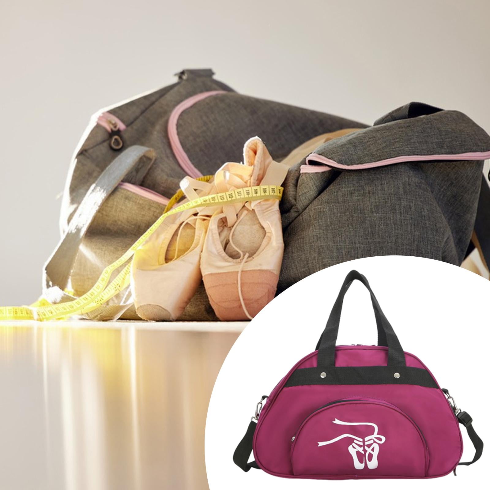 Dance Bag Garment Shoe Sports Bag Durable Nylon Material for Women Adults Ballet Gym and Workout