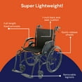 thumbnail image 6 of Feather Mobility Lightweight Wheelchair for Seniors, Foldable for Travel, 13.5 lbs, 1 Ct, 6 of 11