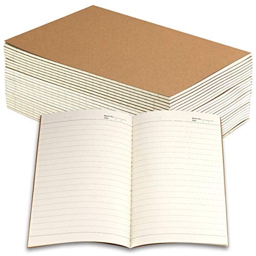 Título del producto: Cuaderno de Diario Owevvin Rayado, P. K. Marrón, Tema Viajeros, A5, 8.3x5.5 pulg. 60 págs