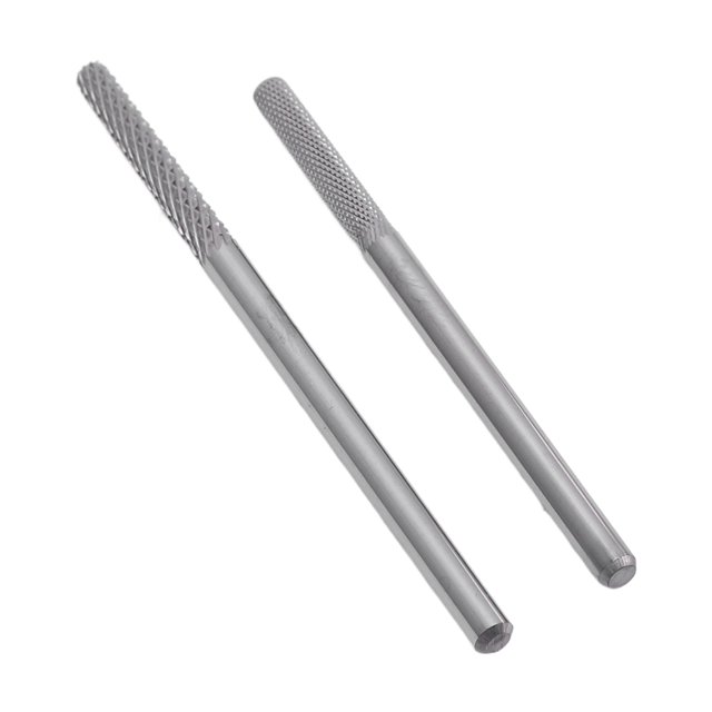 Brocas de Taladro de Unas, Cabezales de Molienda de Manicura de Acero de Tungsteno de 2 pianas Fáciles de Usar para Técnicos de Unas
