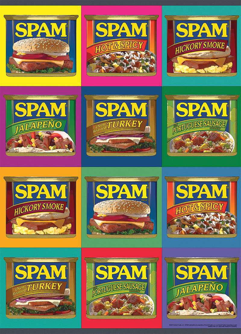 Casse-Tête 1000 Pièces - La Marque De SPAM “Sizzle. Pork. And. Mmm.”