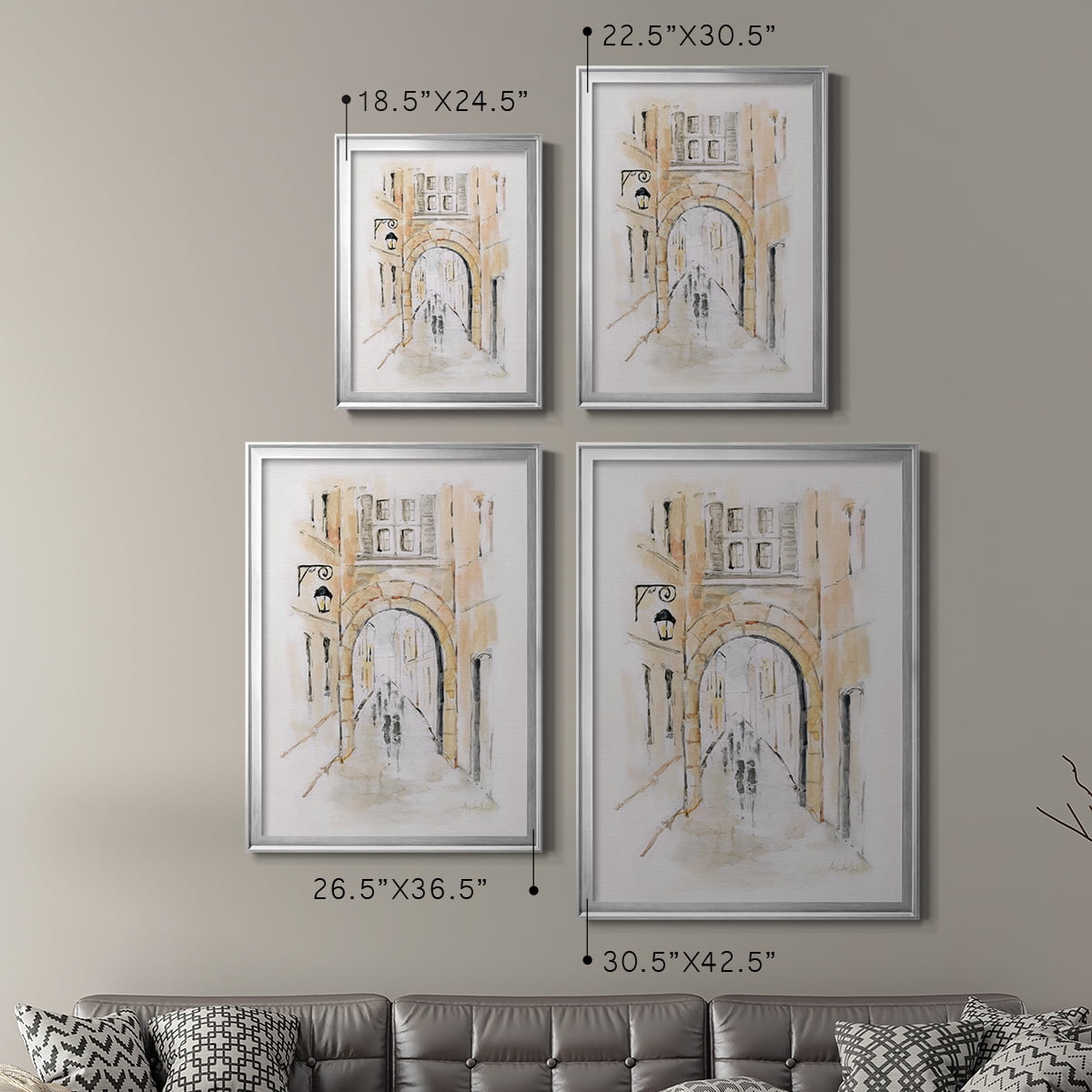 Venice Market Day II Premium Classic Framed Print - Ready to Hang
