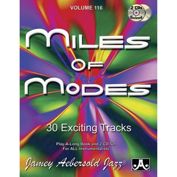 Pre-Owned Jazz Play-A-Long for All Instrumentalist Jamey Aebersold Jazz -- Miles of Modes, Vol 116: 30 Exciting Tracks, Book & Online Audio, Book 116, (Paperback)