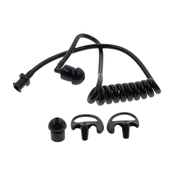 Kit de audio para auriculares con tubo acústico de rendimiento, fácil instalación, reducción de ruido, reemplazo de medianos.