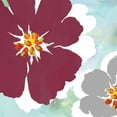 thumbnail image 2 of Ferry, Margaret 26x26 Black Ornate Wood Framed with Double Matting Museum Art Print Titled - Marsala Blossom I, 2 of 4