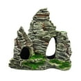 thumbnail image 2 of Walbest Aquarium Fish Tank Ornament Mini Hiding Cave Rockery, Artificial Handmade Resin Rockery Mountain Aquarium Decoration, 2 of 7