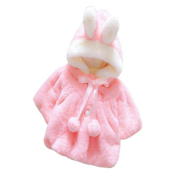 Lindreshi Toddler Girl Coats and Jackets Baby Infant Girls Winter Hooded Coat Cloak Jacket Thick Warm Clothes