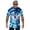 a-Blue42, variant on Mens Short Sleeve Tie Dye TShirts Spiral Pattern Casual Crewneck Loose Fit Tees For Summer Festival Beach Party Daily Wear Blue XXL