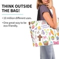 thumbnail image 2 of Kdxio Happy Easter1 Casual Tote Bags Women Big Capacity Shoulder Bag for Women Travel Shoulder Bags Handbags, 2 of 8