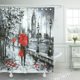thumbnail image 1 of ABPHQTO Pintura al óleo Street View of London Cortina de ducha de poliéster blanco y negro 152x180 cm ABPHQTO PKNMT60x72Shower-1046, 1 of 2
