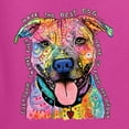 thumbnail image 2 of Dean Russo Best Dog Dog Lover Womens Graphic Long Sleeve T-Shirt, Fuschia, Large, 2 of 6