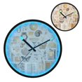 thumbnail image 2 of Indoor 12' Voice-Activated Luminous Decoration Wall Clock With LED Night Light Vintage-inspired, 2 of 8