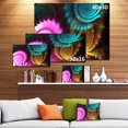 thumbnail image 3 of Color Swirl Fractal Abstract Background - Large Abstract Canvas Artwork, 3 of 4