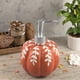 thumbnail image 2 of Naiovety Lindo dispensador de calabaza-decoración de cerámica reutilizable para Halloween, bomba de jabón de manos con Hojas de arce de Juegos de accesorios de baño blanco, 2 of 6