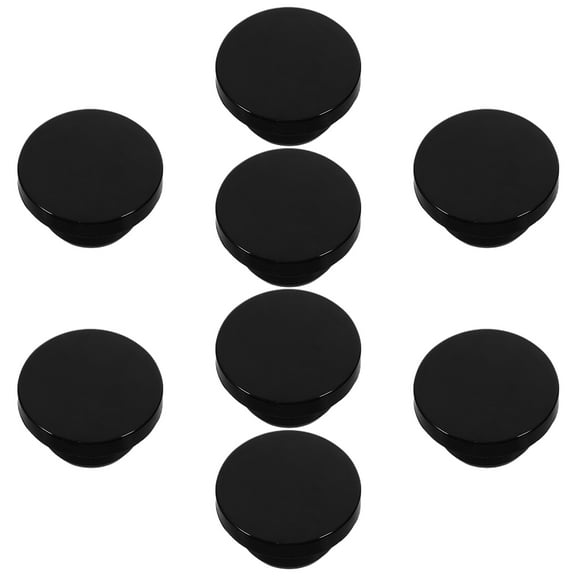 FRCOLOR 8pcs Silicone Rubber Hole Plug Soft Flexible Stopper T-Hole Stoppers End Cover Caps Bottle Seal Plug for 16.8-17.8mm Hole