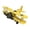 Yellow, variant on Yihuala Retro Metal Plane Model Iron Aircraft Biplane Pendants Ornament Desktop Decoration for Home Decors,Christmas