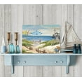 thumbnail image 3 of Blue Ocean Canvas Wall Art Decor Beach Chair Picture Prints，Relaxing Seascape Artwork, 3 of 4