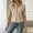 Khaki women long sleeve blazer jacket a1, variant on Tusihei Women Long Sleeve Zipper Blazer Jackets Shacket Outdoor Raincoat Warm Drawstring Cardigan Coats Solid Casual Basic Fall Work Outerwear, Army Green S