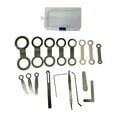 thumbnail image 2 of Kit de herramientas de reparación de saxofón de 17 piezas, almohadilla de nivelación de flauta, Kit de limpieza de saxofón resistente al desgaste para, 2 of 9