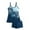 Blue-26, variant on STETMN Women's Tankini Swimsuits Bathing Suit Two Piece Tankini Tops with Shorts Swimwear