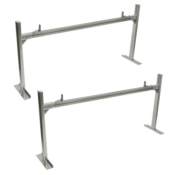 Dwellnix Truck Rack Pick up Truck Ladder Rack Adjustable Trailer Rack 71x14x34 800lbs