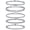 Silver-4, variant on Turandoss Figaro Chain Bracelets for Men Stainless Steel Rope Link Stack Chain Set Trendy Jewelry Teacher Appreciation Mothers Day Graduation Gifts for Her Mom Kids Teen Girls Wife Ideas