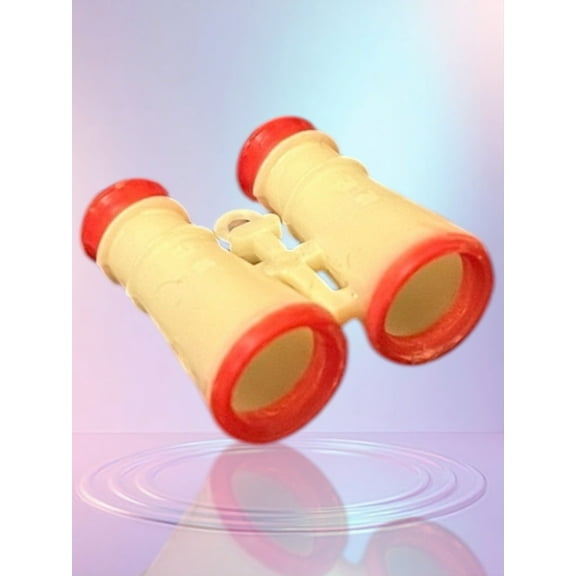 Ken & Allan Doll Red and White Binoculars Hong Kong 1960's Mini
