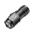 thumbnail image 1 of LEEYNEER Clerance! Sd-1033 Black Smiling Shark Three-Eye Strong Light Flashlight Multi-Function Rechargeable Compact Mini Portable Outdoor Fixed Focus Long-Range Led Flashlight, 1 of 5