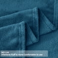 thumbnail image 5 of Fleece Throw Blanket for Couch & Bed, Soft Fuzzy Plush Throw Size Lake Blue Blanket, Luxury Flannel Lap Blanket, Super Cozy and Comfy for All Seasons, 40" x 60", 5 of 7