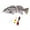 Light Gray1, variant on Fishing Lures, Electric Swimming Lure, 3D Bionic Swimming Bait, Lures That Swim by Itself, Self Propelled Fish Lure, Battery Powered, for Freshwater and Saltwater Fishing