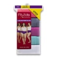thumbnail image 3 of Women's Plus Microfiber Brief Panties - 5+1 Bonus Pack, 3 of 5