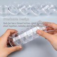 thumbnail image 4 of xianyou-5 Ensemble de Contenants Ronds en Plastique Empilables à 7 Couches, Bocaux Cosmétiques Empilables, Boîte à Pilules, Bocaux de Rangement Ronds en Plastique Transparent avec Couvercle à Vis pour Perles, Boutons, Petits Objets de Bijoux, 4 of 4