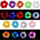 thumbnail image 3 of 9 Pcs Led Light Hair Scrunchies Satin Elastic Bands Ties Ropes - 3 Colors Light Modes, 3 of 5