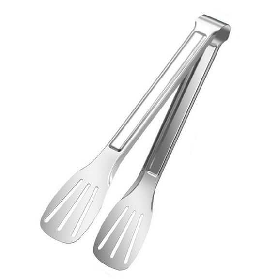 Ikohbadg Serving Tongs Kitchen Tongs, Buffet Tongs, Stainless Steel Food Tong Serving Tong, Small Tongs, Kitchen Gadgets, for Grilling, Cooking and Flipping, Strong Grip for Ribs, Steak and Fish