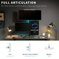 thumbnail image 6 of VIVO Triple Monitor Desk Mount Stand, Heavy Duty, 3 Computer Screens up to 30", 6 of 9